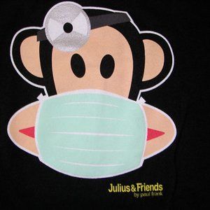 GENUINE PAUL FRANK DOCTOR JULIUS T-SHIRT BLACK